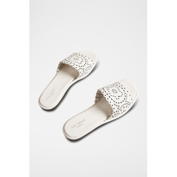 Mules en cuir Clovei - Blanc - 02 - 33445506