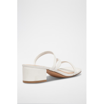 Mules à talons - Blanc - 02 - 33541225