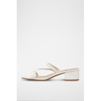 Mules à talons - Blanc - 02 - 33541225