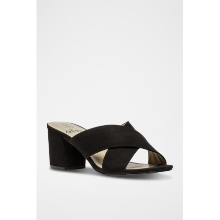 Mules à talons - Noir - 02 - 33541241