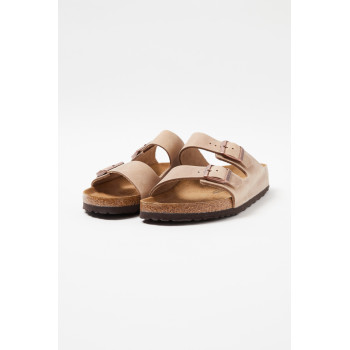 Mules Arizona en cuir - Marron clair - Etroit - 02 - 33330150