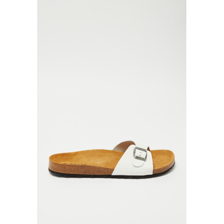 Mules en cuir Nusprint - Blanc - 02 - 33368681