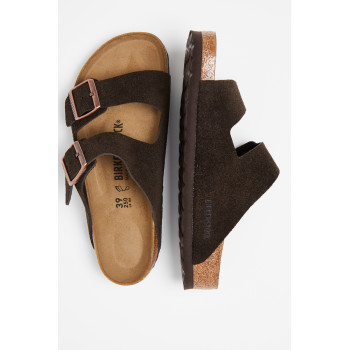 Mules en nubuck Arizona - Marron foncé - Normal - 02 - 33330125