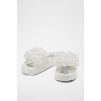 Mules plateformes en cuir vegan Fabia - Blanc - 02 - 33363681