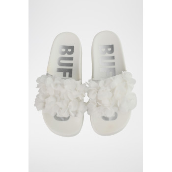 Mules plateformes en cuir vegan Fabia - Blanc - 02 - 33363681