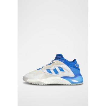 Chaussures de basketball en cuir Streetball II - Blanc et bleu cobalt - 02 - 33528618