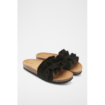 Mules en cuir Sofia - Noir - 02 - 33618665