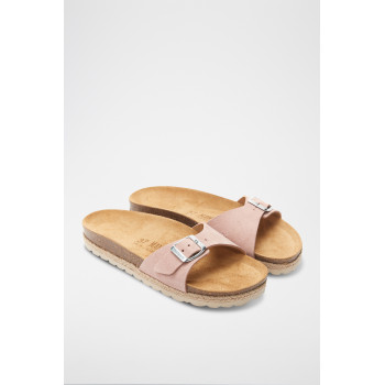 Mules en cuir Agata - Rose - 02 - 33618669