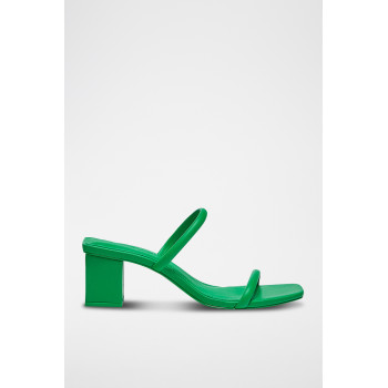 Mules à talons - Vert - 02 - 33500813