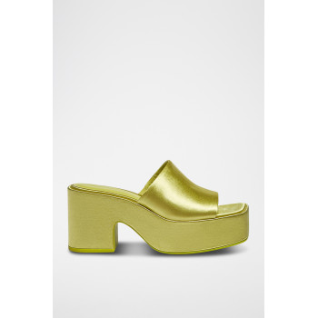 Mules à talons - Vert - 02 - 33500817