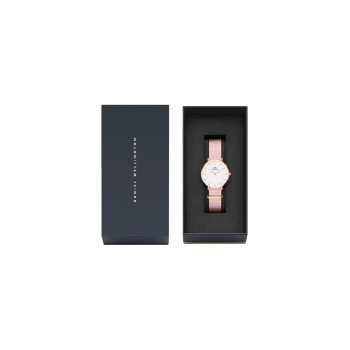 Montre à quartz en tissu et plaqué or rose Rosewater - 32 mm - 02 - 33646120