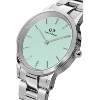 Montre à quartz en acier Iconic Link - 28 mm - Menthe et argenté - 02 - 33646135