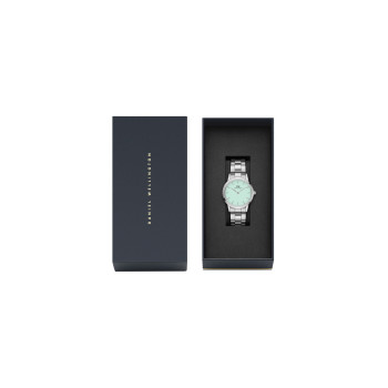 Montre à quartz en acier Iconic Link - 28 mm - Menthe et argenté - 02 - 33646135