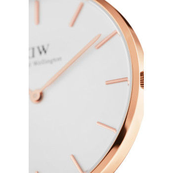 Montre à quartz en cuir et plaqué or rose Bondi - 28 mm - 02 - 33646141