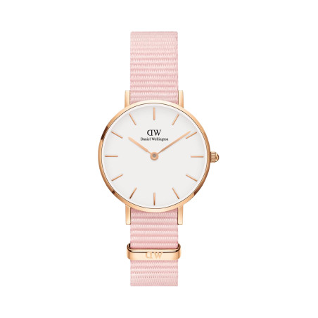 Montre à quartz en tissu et plaqué or rose Rosewater - 28 mm - 02 - 33646148