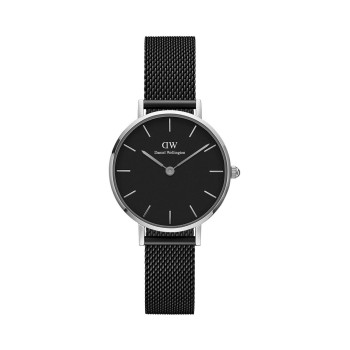 Montre à quartz en acier Petite Ashfield - 28 mm - Noir et argenté - 02 - 33646181