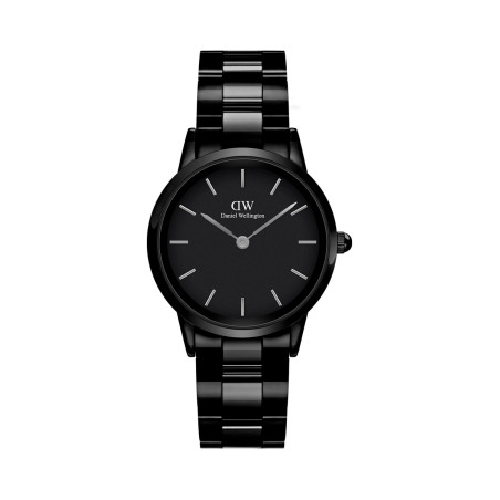 Montre à quartz en acier Iconic Link - 32 mm - Noir - 02 - 33646186