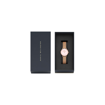 Montre à quartz en nacre Petite Melrose - 28 mm - Doré rose et rose - 02 - 33646211