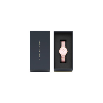 Montre à quartz en polyester Petite - 32 mm - Rose et doré rose - 02 - 33646229