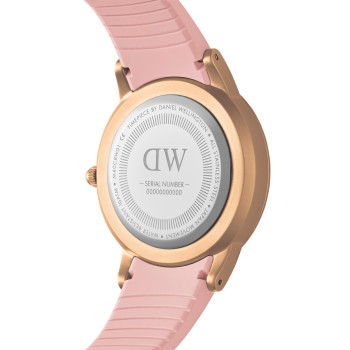 Montre à quartz en silicone Iconic Motion - 40 mm - Rose et doré rose - 02 - 33646234