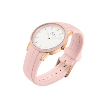 Montre à quartz en silicone Iconic Motion - 40 mm - Rose et doré rose - 02 - 33646234