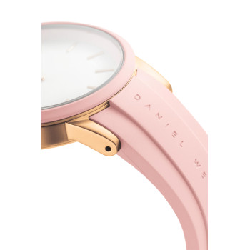 Montre à quartz en silicone Iconic Motion - 40 mm - Rose et doré rose - 02 - 33646234