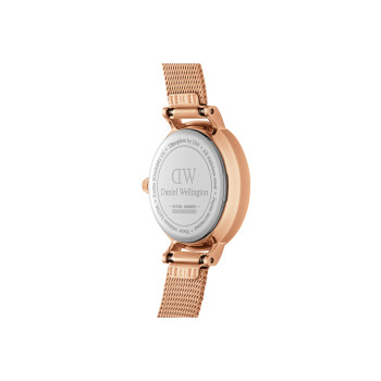 Montre à quartz en acier Melrose - 24 mm - Doré rose et blanc - 02 - 33646251