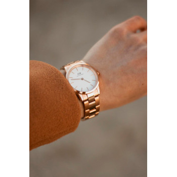 Montre en acier Iconic Link - 36 mm - Doré rose et blanc - 02 - 33646252