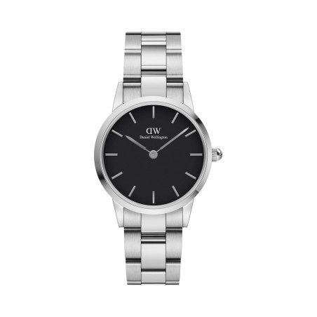 Montre en acier Iconic Link - 28 mm - Argenté et noir - 02 - 33646261