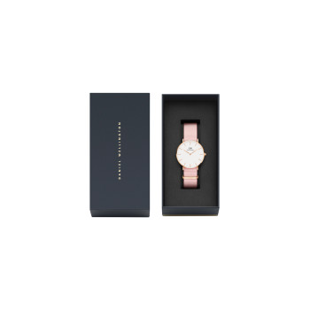 Montre à quartz en polyester Rosewater - 36 mm - Rose et doré rose - 02 - 33646267