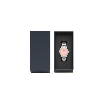 Montre à quartz en acier Iconic Link - 36 mm - Argenté et rose - 02 - 33646282