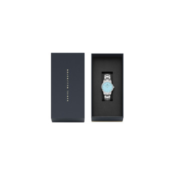 Montre à quartz en acier Iconic Link Capri - 32 mm - Bleu et argenté - 02 - 33646287