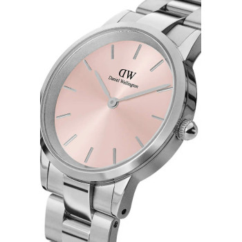 Montre à quartz en acier Iconic Link - 32 mm - Argenté et rose - 02 - 33646303