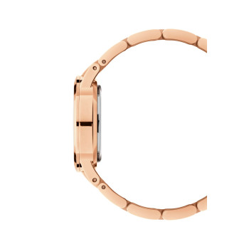 Montre à quartz en acier Iconic Link - 28 mm - Doré rose et rose - 02 - 33646304