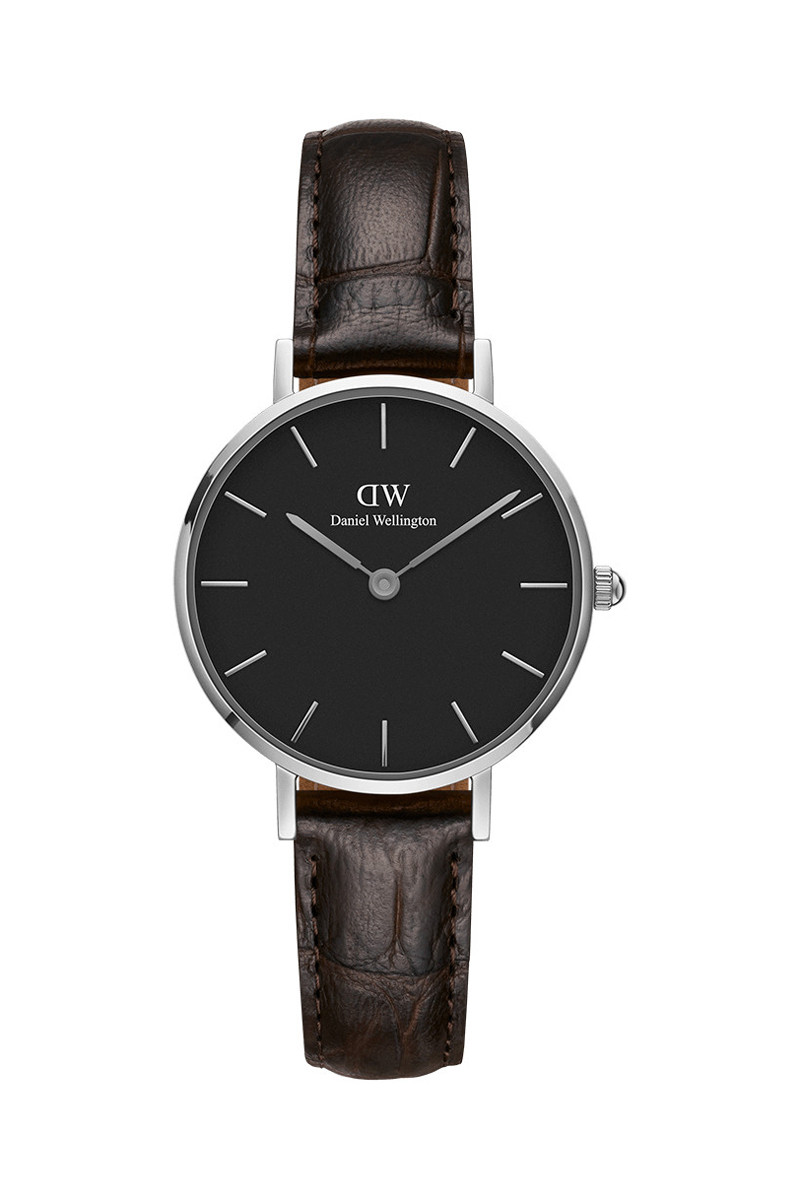 Montre à quartz en cuir York - 28 mm - Noir - 02 - 33646309