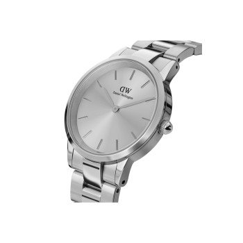 Montre à quartz en acier Unitone - 28 mm - Argenté - 02 - 33646310