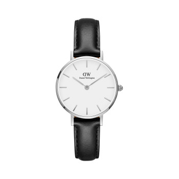 Montre à quartz en cuir Petite Sheffield -  28 mm - Noir - 02 - 33646314