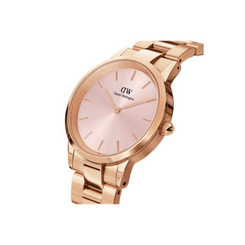 Montre en acier Iconic Link - 32 mm - Doré rose et rose - 02 - 33646339