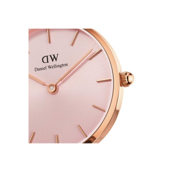 Montre en acier Melrose - 28 mm - Doré rose et rose - 02 - 33646343