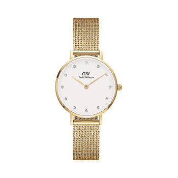 Montre à quartz en acier et plaqué or rose Petite Pressed Evergold - 02 - 33646391