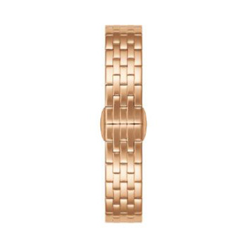 Montre à quartz en acier, nacre et plaqué or rose Petite Petite Lumine - 02 - 33646395