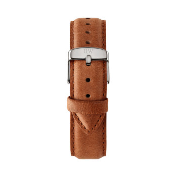 Montre à quartz en cuir Classic Durham - Camel et argenté - 02 - 33646399