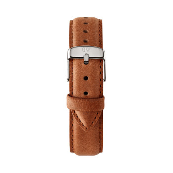 Montre à quartz en cuir Classic Durham - Camel et argenté - 02 - 33646411