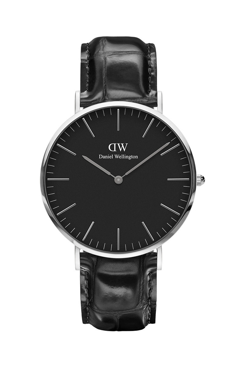 Montre à quartz en cuir Classic Reading S - Argenté et noir - 02 - 33646412