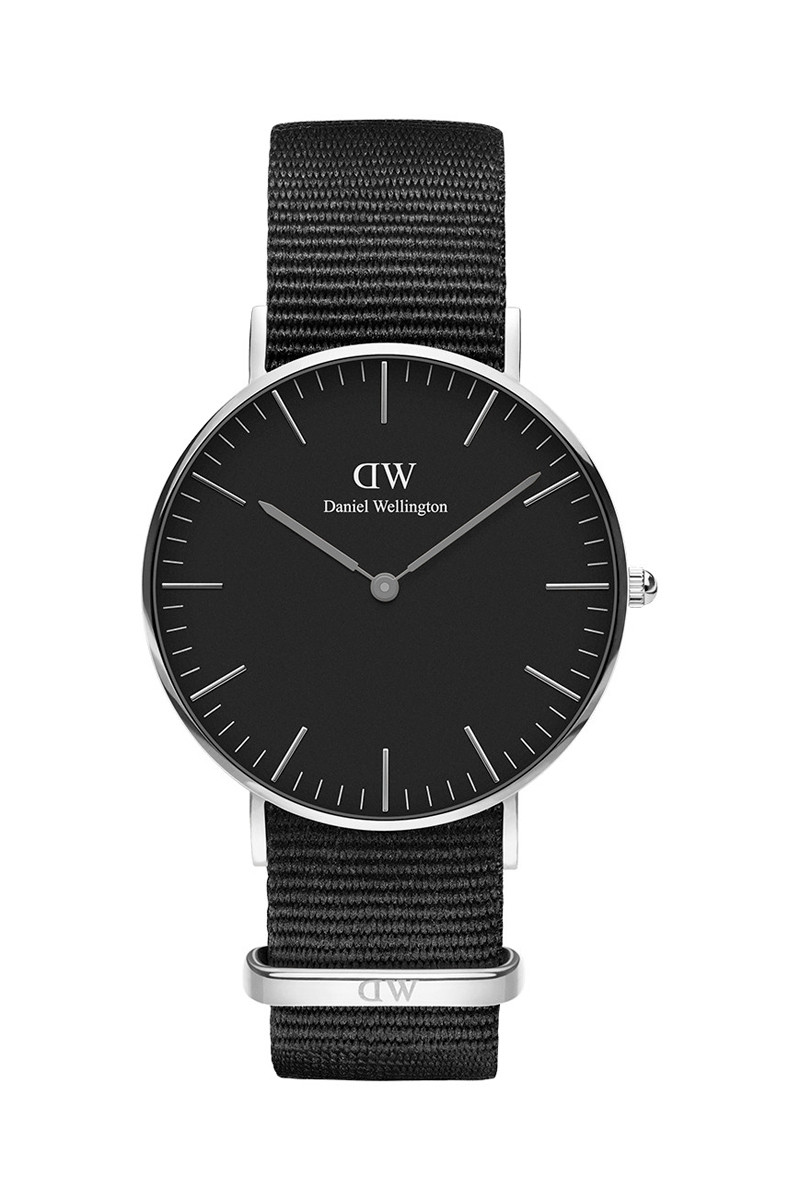 Montre à quartz en polyester Classic Cornwall S - Argenté et noir - 02 - 33646418