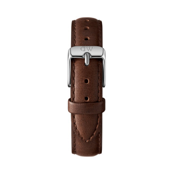 Montre à quartz en cuir Petite Bristol - Marron et argenté - 02 - 33646425