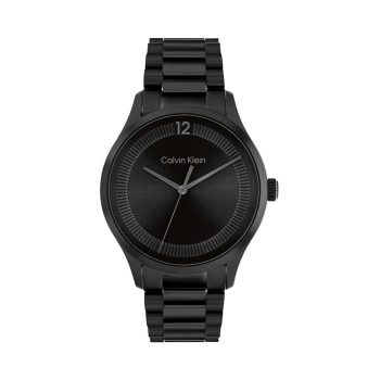 Montre à quartz en acier - Noir - 02 - 33600070