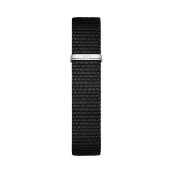 Montre à quartz en polyester Petite Cornwal - Noir et argenté - 02 - 33646443