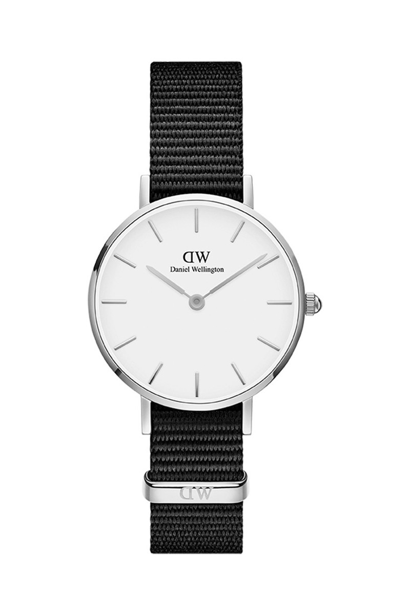 Montre à quartz en polyester Petite Cornwal - Noir et argenté - 02 - 33646446