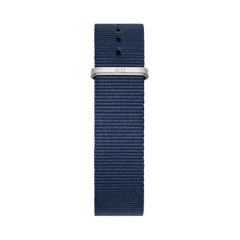 Montre à quartz en polyester Classic Bayswater - Bleu marine et argenté - 02 - 33646454